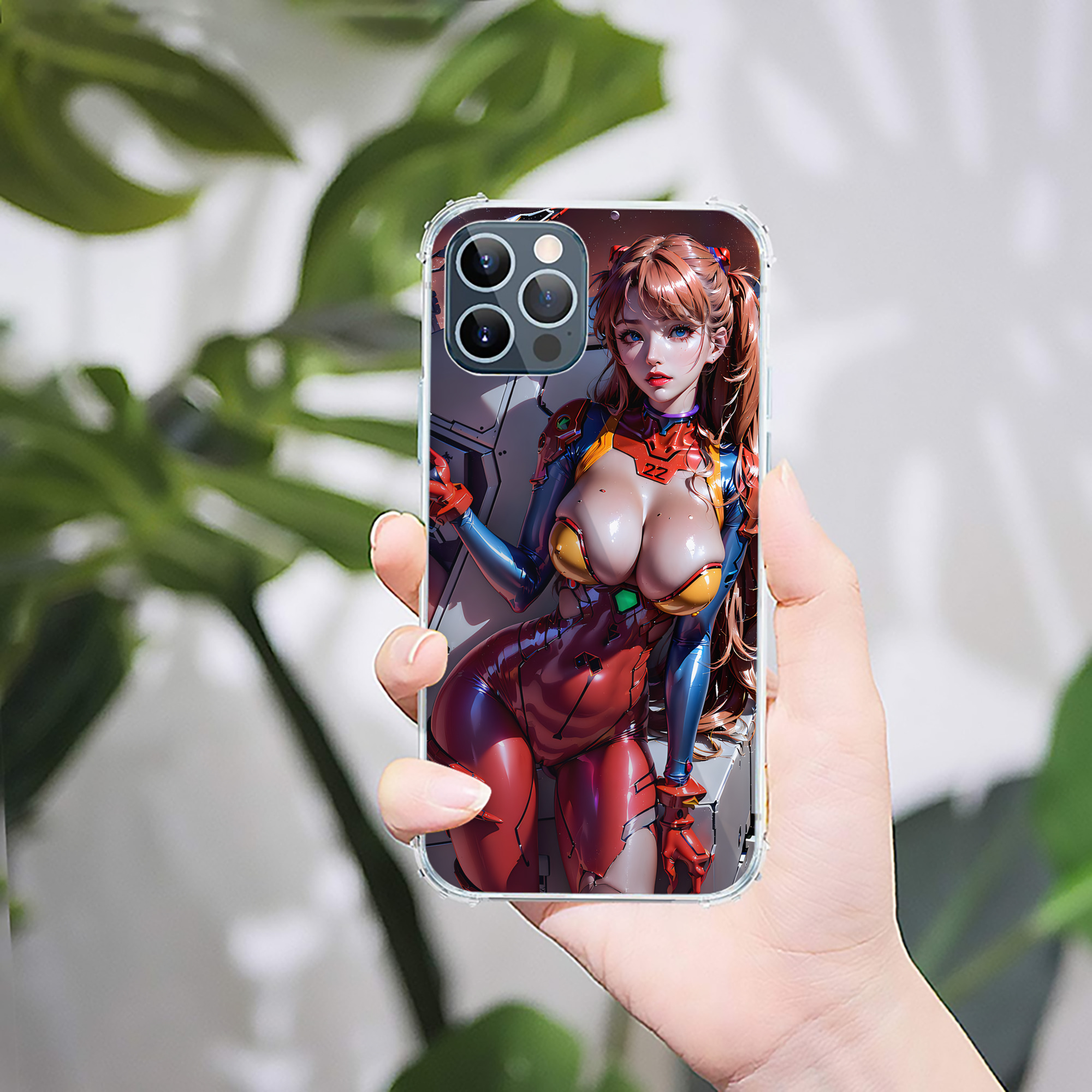 （画像用） EVA 新世紀エヴァンゲリオン 【iPhone 12シリーズ対応】透明スマホケース（クリアソフトケース）